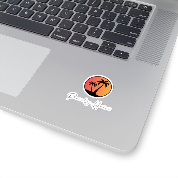 Peacely Hawaii Logo Script Sticker