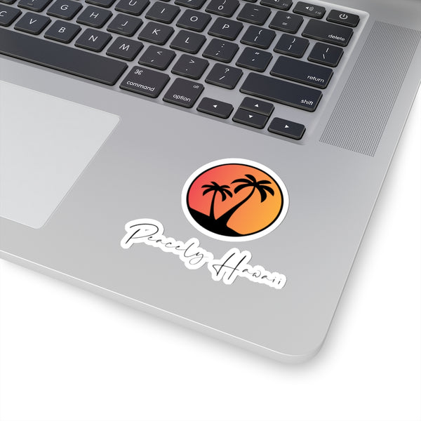 Peacely Hawaii Logo Script Sticker