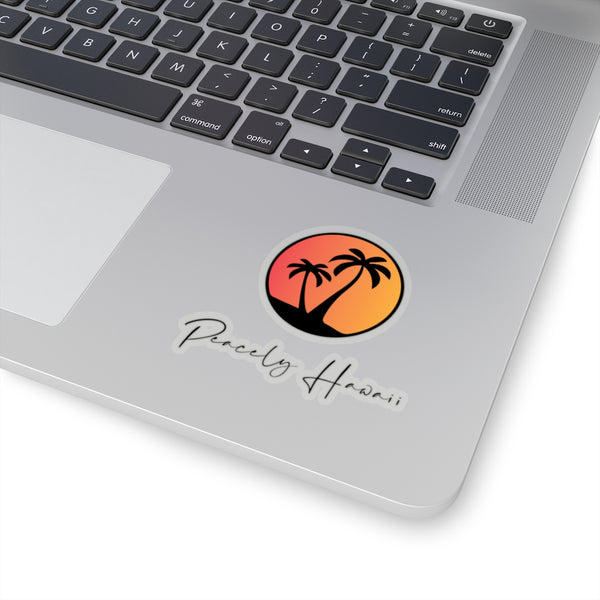 Peacely Hawaii Logo Script Sticker