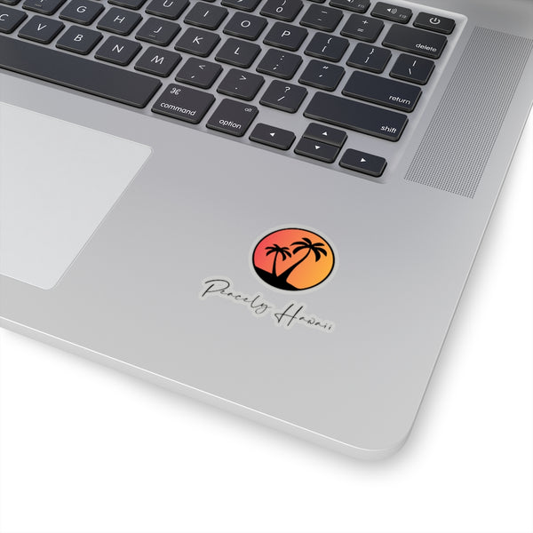 Peacely Hawaii Logo Script Sticker