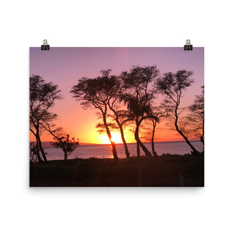 Ka'anapali Sunset Poster